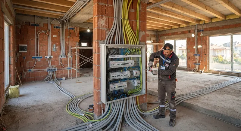 Müstakil Ev Elektrik Altyapısı